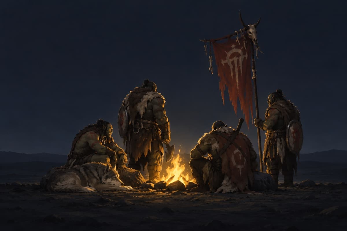 A Orc warband